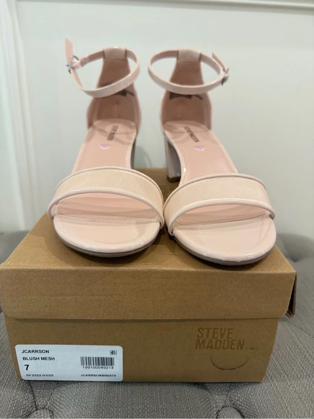 Steve Madden Blush Pink Ankle-Strap Dress Sandals